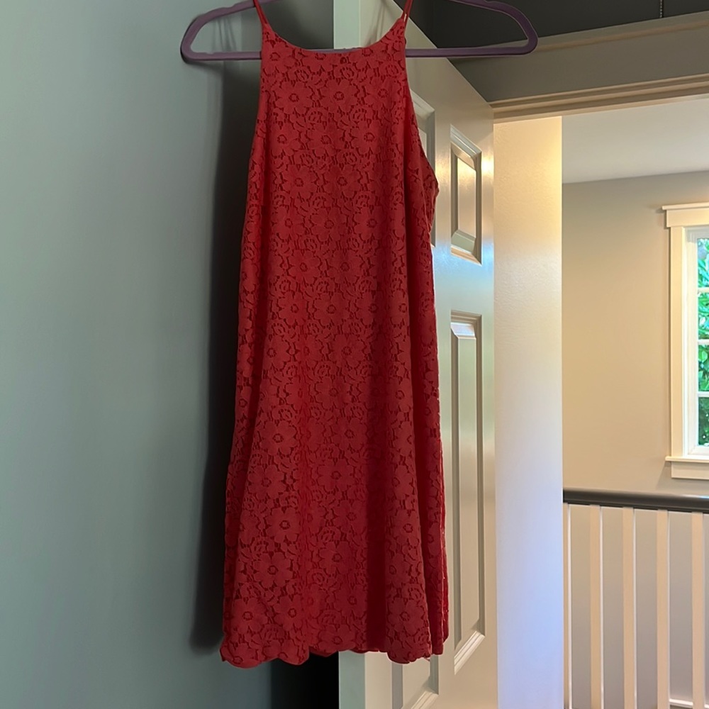 coral dress